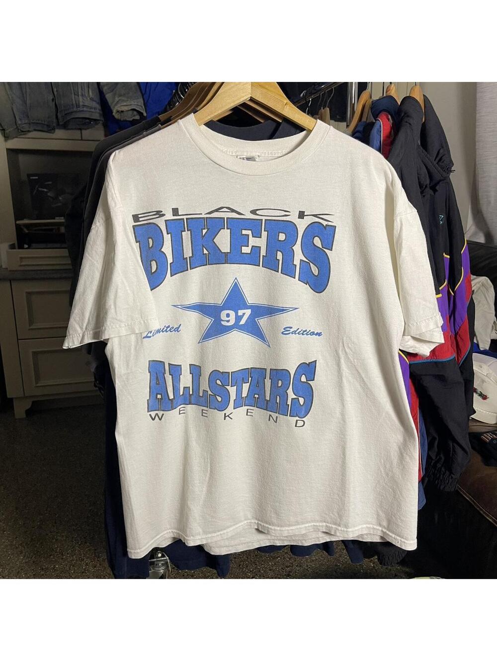 1997 Black Bikers Allstars Weekend Shirt